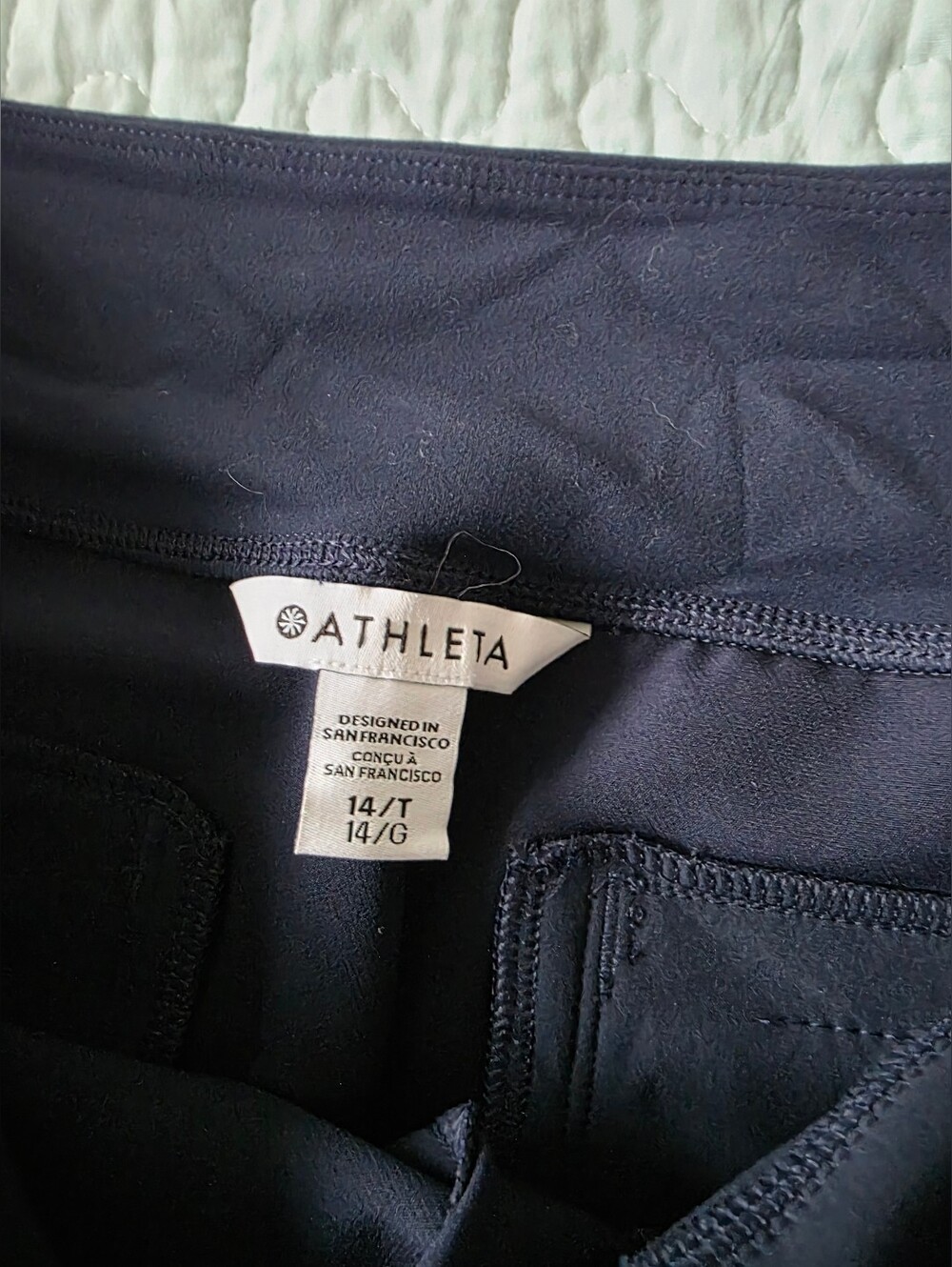 Athleta Women's Navy Pull On Dress Pants